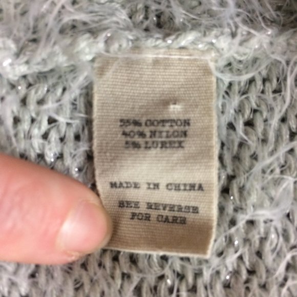 BKE 3/4 Dolman Sleeve Cowl Neck Knit Sweater Sz L - Picture 7 of 8